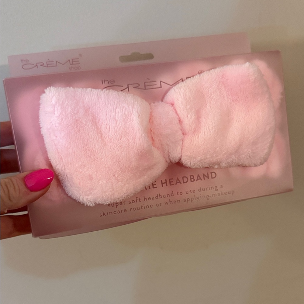THE CRÈME SHOP - Pink Head Band - New in Box